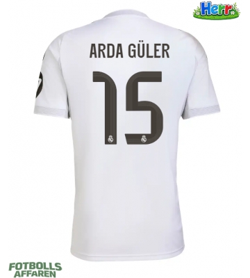 Real Madrid Arda Guler #15 Hemmatröja 2025-26 Kortärmad
